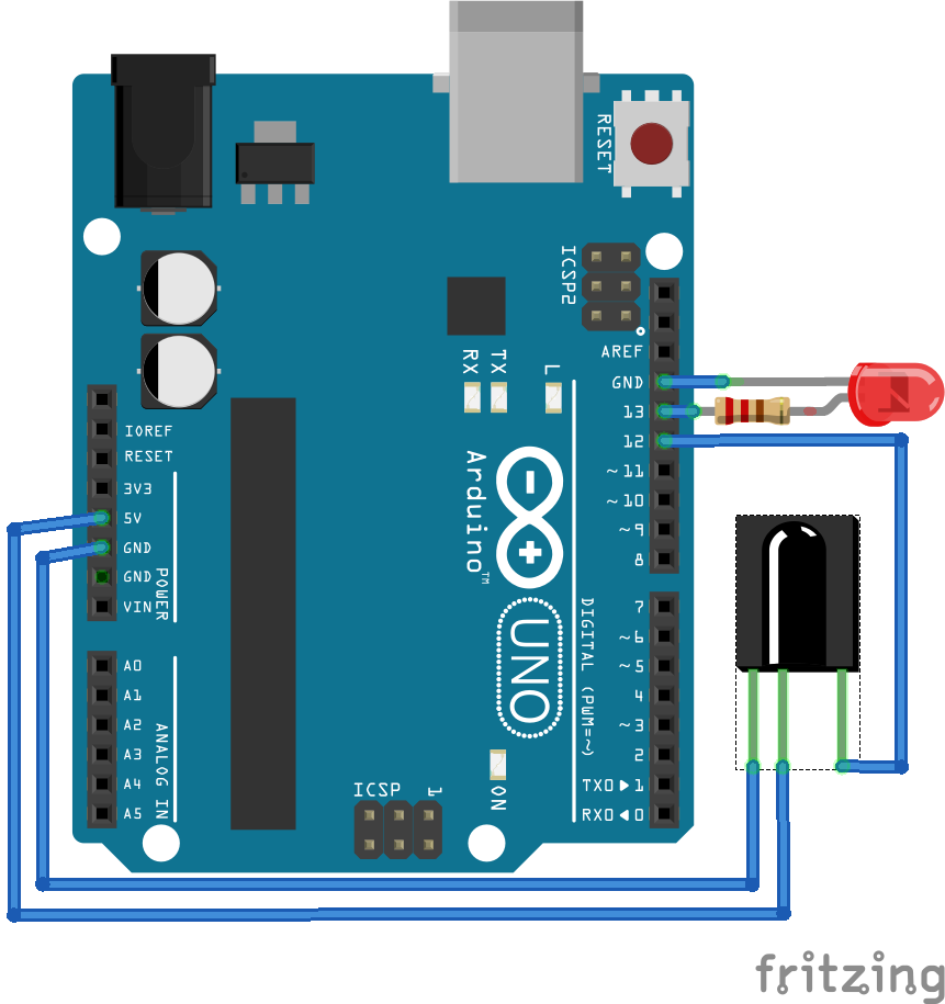 Arduino Based IR Receiver Cirduit Diagram | SNR LAB