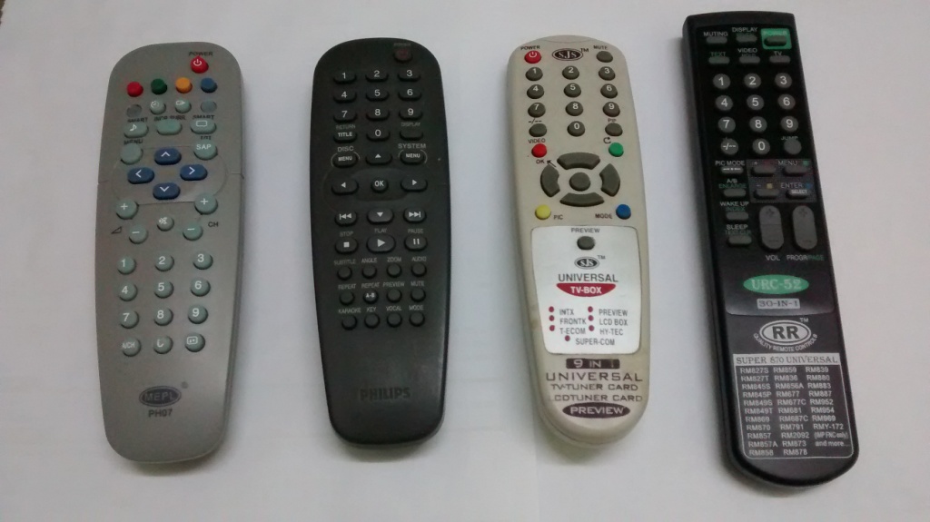 RC5, RC6, NEC and Sony Remote